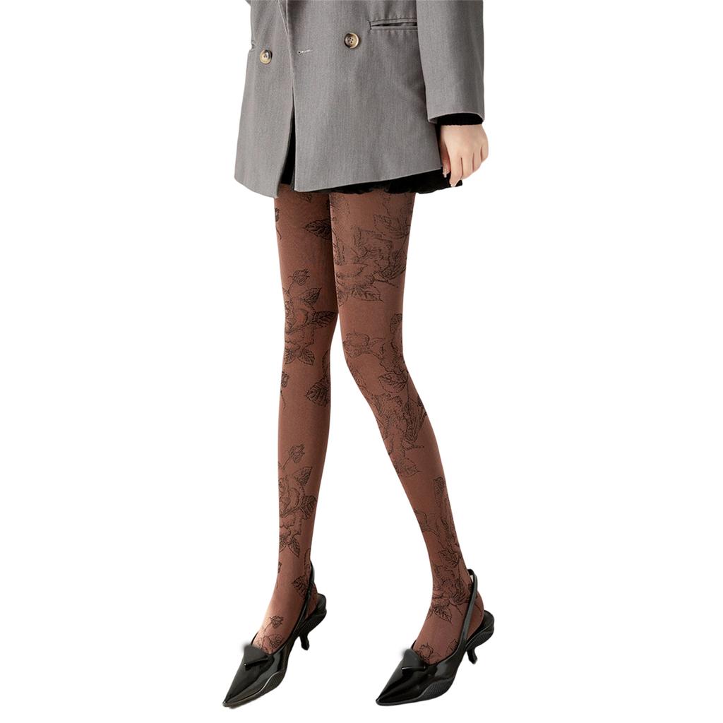 Women's Tights Opaque Footed Tights Soft Stretchable High Waist Footed Pantyhose Thigh High Stockings Hosiery Gifts