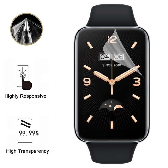 Screen Protector for Xiaomi Mi Band 7 Pro [6 Pack] Ultra Thin Resistant Protective Plastic Film Phonillico