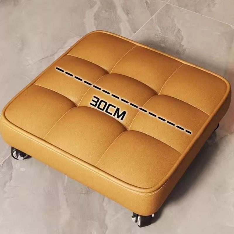 Shoe Changing Stool with Wheels Removable Portable Children's Stool Luxury Creative Footrest Home Entrance Footstool Furniture