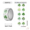 500Pcs/Roll Lucky Clover Kids Rewards Stickers - DIY Scrapbooks Album Decor Sealing Label Decals