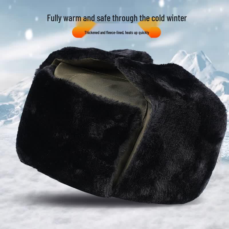 Winter Thickened Windproof Ear Protection Lei Feng Hat 3-Pack