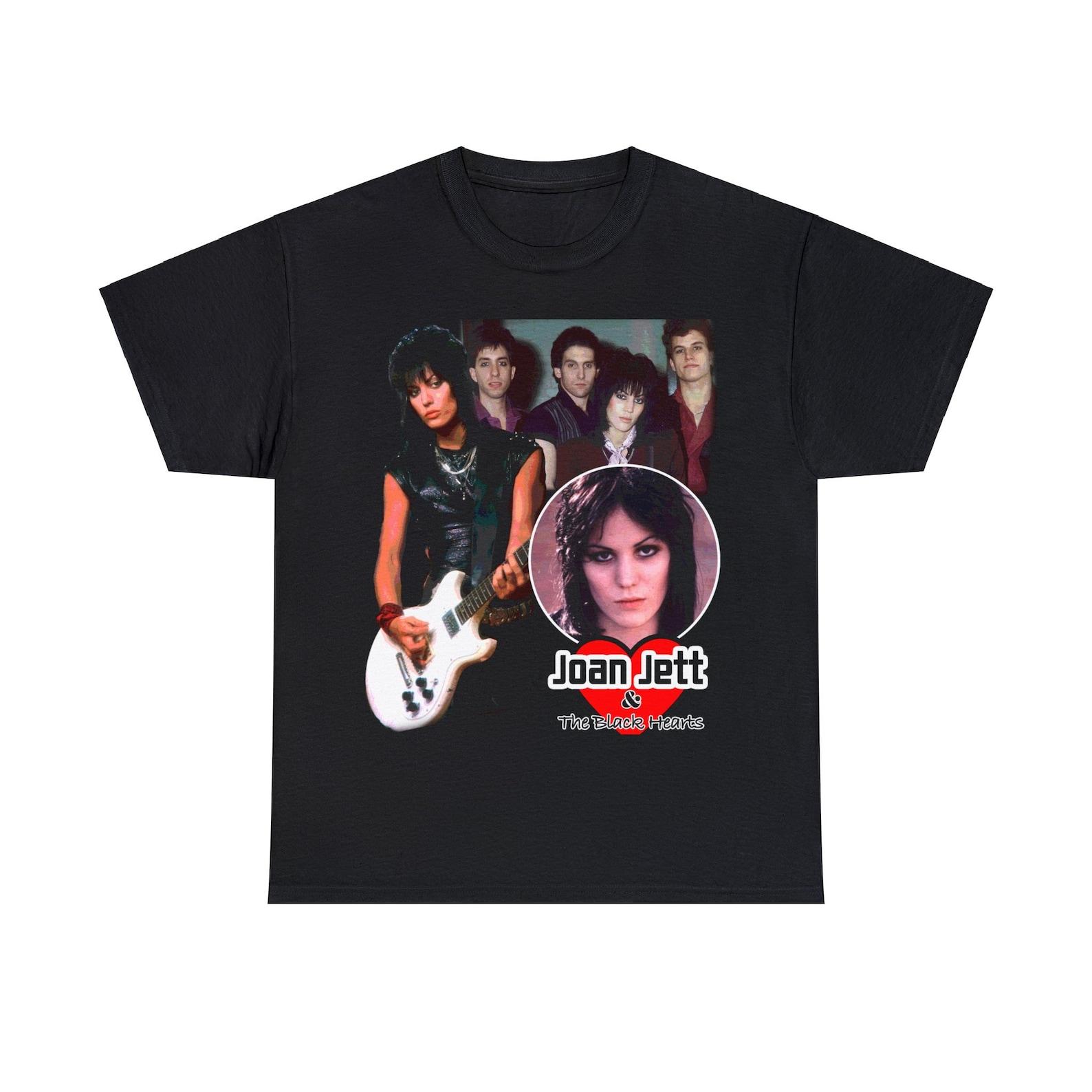Joan Jett and the Black Hearts band 70s hard rock t shirt XL