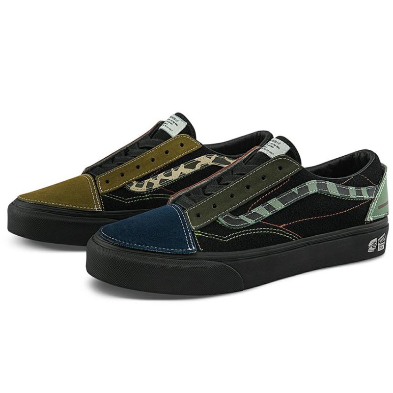 Vans Taka Hayashi X Sk8 Low Lx 'DIY Black' Sneakers VN0A4UX62NQ