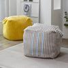 Saco de Armazenamento de Roupas de Brinquedo Antigo Sofá Preguiçoso Sem Enchimento Puff Capa para Puff Puff para Pés Tatami Futon Almofada Sem Enchimento 45x45x40cm