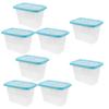 8pcs Reusable Moisture Absorber Box Empty Dehumidifier Container For Closet Bathroom Wardrobe Storage Refillable Plastic