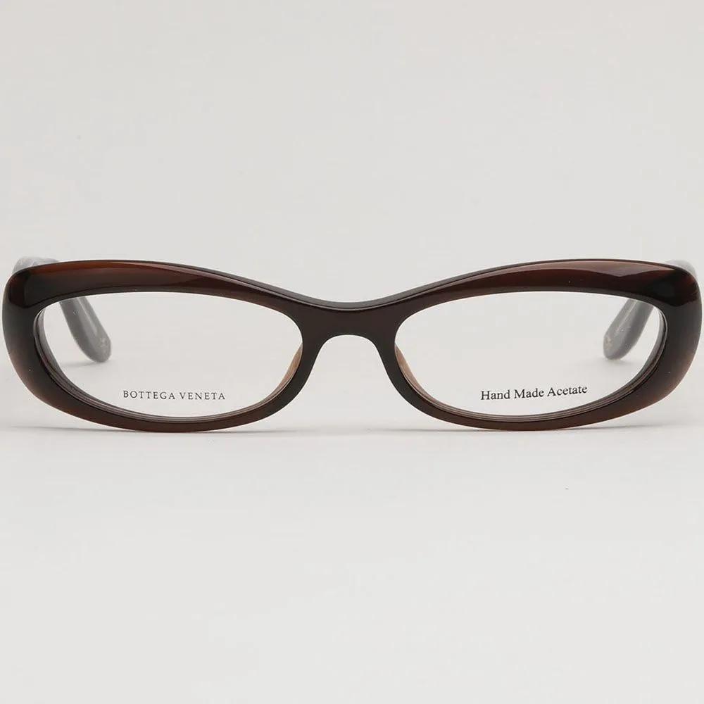 Bottega Veneta Eyeglass Frames BV84 VNH Small Lens Glasses Women's Horn-rimmed Glasses