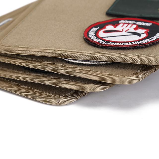 Velcro Tactical Patch Display Board - Military Fan Armband and Storage Organizer