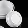 NHZHIW A5 Melamine 14-inch Rectangular Four-Compartment Dinner Plate