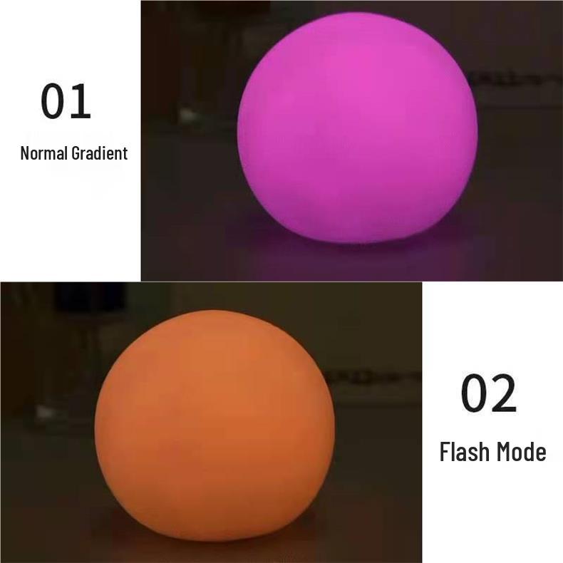 Remote-Controlled Color-Changing Spherical Decorative Light for Festive Events & Creative Gifts