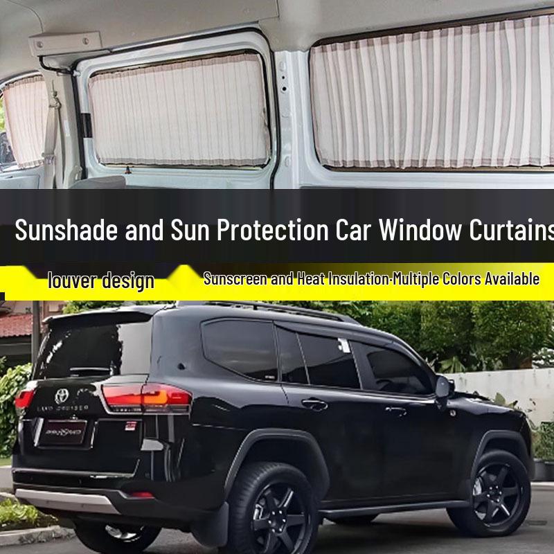 Toyota Land Cruiser LC300/5700 Middle East Sun Protection Blackout Car Window Curtains