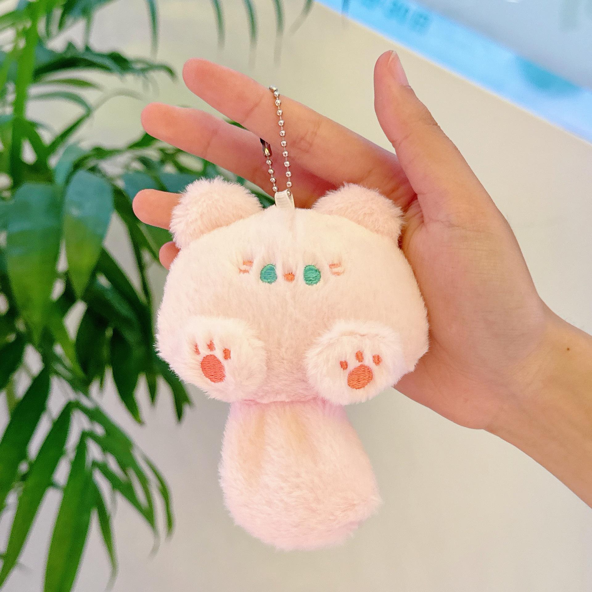 Очаровательный пищащий плюшевый брелок-шарм в виде котенка Height approximately 12 cm