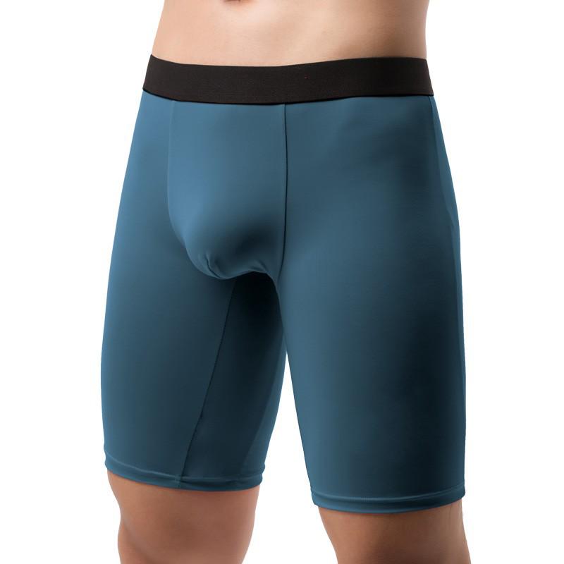 Pánské rychleschnoucí boxerky z ledového hedvábí: Lehký, Prodyšný, Proti oděru, Prodloužený rozkrok