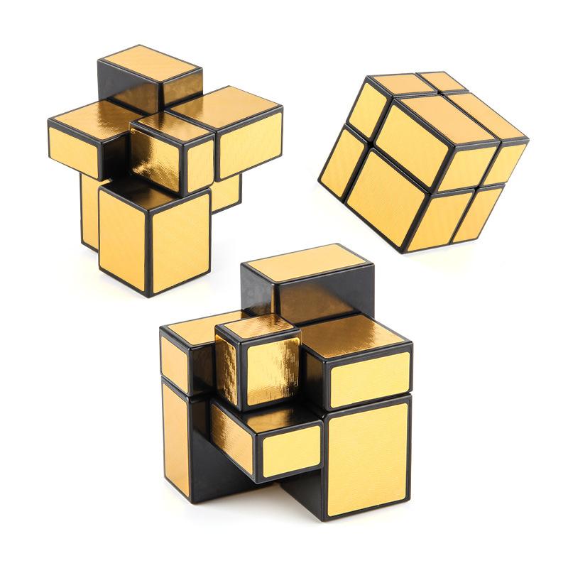 Children'S Science And Education Puzzle Rubik'S Cube Toy 6Pcs Mirror Special-Shaped Rubik'S Cube 5.7Cm Second-Order Rubik'S Cube Rotates Smoothly