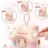Cartoon Diy Stickers Piggy Bank With Sticker Kawaii Large Capacity Cute Small House Key Piggy Bank Storage Box Holiday Gifts Kid
