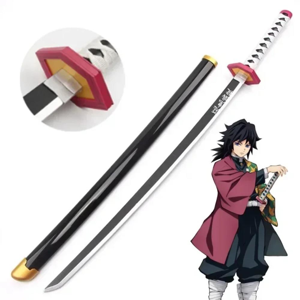 

72/104 см Катана Демонобійник Kimetsu No Yaiba Лезо Аніме Косплей Реквізит Танджіро Міцурі Реальний Розмір Японська Катана Шабля Дитяча Іграшка 72cm