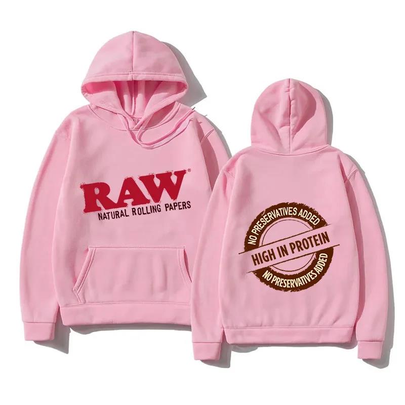 2024 Podzimní RAW Potisk Módní Pánská Mikina Pánská Mikina Harajuku Hip Hop Ležérní Dámská Mikina Vysoce Kvalitní Svetr Top