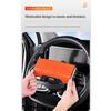 PU Leather Sun Visor Glasses Holder Glasses Protection Storage Box  Can Store AI Glasses