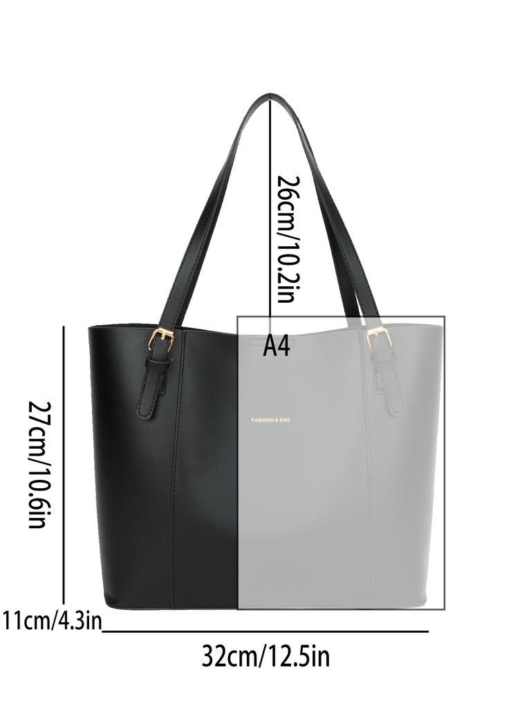 Retro simple and atmospheric commuting bag for women 2026 new stylish large capacity shoulder tote bag