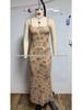 2026 Abito Elegante con Lacci e Schiena Scoperta Slim-fit da Donna
