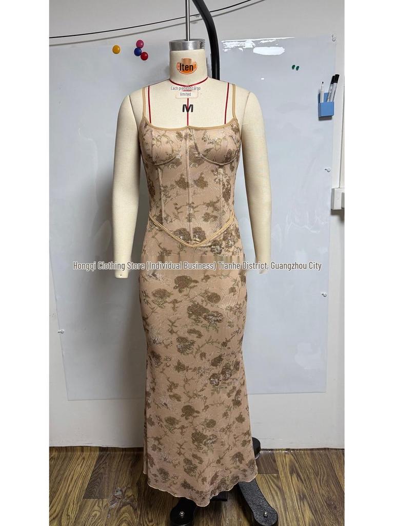 2026 Abito Elegante con Lacci e Schiena Scoperta Slim-fit da Donna