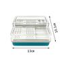 Scatola Endo Dentale a 96 Fori Porta Frese Endo Sterilizzazione Posizionamento Custodia Multifunzione Strumenti Laboratorio Odontoiatrico Nuovo
