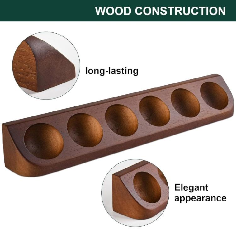 Wall Mounted Golf Ball Display Case Storage Rack Wooden Golf Ball Organizer 6 Standard Size Storage Box Enduring