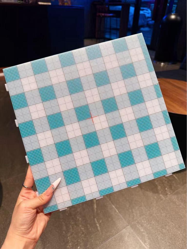 Shuangjiuhua High-Temperature Resistant Pegboard, 78x78 for Perler Beads DIY Projects