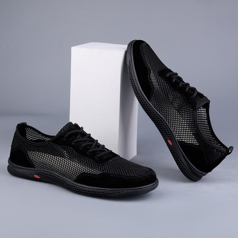 Men Outdoor Men's Lightweight Flats Luxury Brand Men Casual Shoes Hollow Out Mens Comfortable Sneakers Handmade Skate Footwear