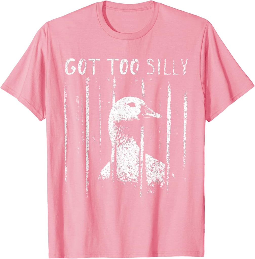 Got Too Silly Goose Meme Funny Goose Jailbird Prison Unisex T-Shirt 10