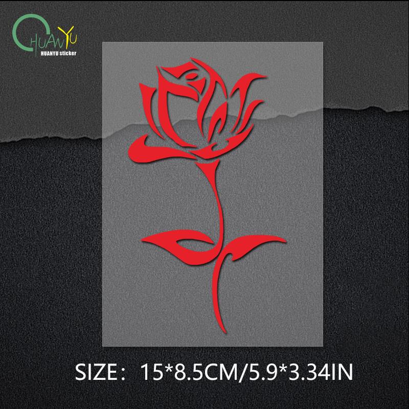 Beautiful A Rose Dead Vinyl Decal Car Sticker Water-Repellent Auto Decors For Truck Bumper Rear Window Laptop Premium