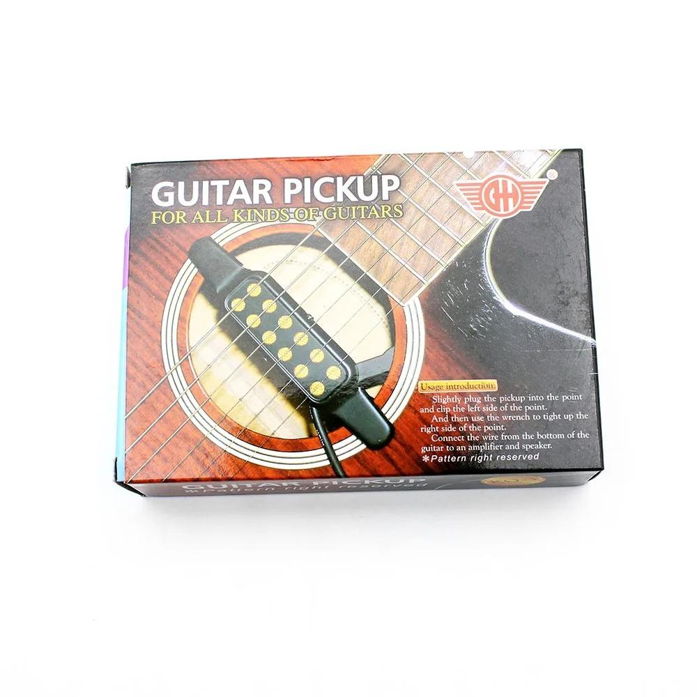 Acoustic Guitar Pickup Under-Saddle Sound Hole Pickup Wide Frequency Response Ultra-Low Noise Guitar Accessories