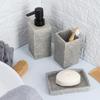 Bathroom Mug Estiarte Grey Stone