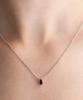 Tatiana (Silver 925) Mini Waterdrop Pendant Necklace Nz2516 Onyx
