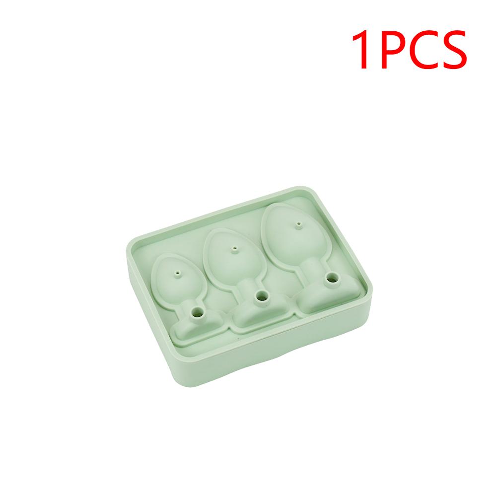 1-5 st Prank Analplugg Formad Form Silikon Återanvändbar Rolig Form Isbitsformar för Iskylning Whiskey Cocktails