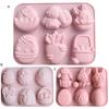 Exquisite Chocolate Mold Cute Cartoon Shape Environmental Friendly Baking