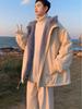 Versatile Korean Trendy Hooded Lambswool Cotton Jacket for Autumn/Winter