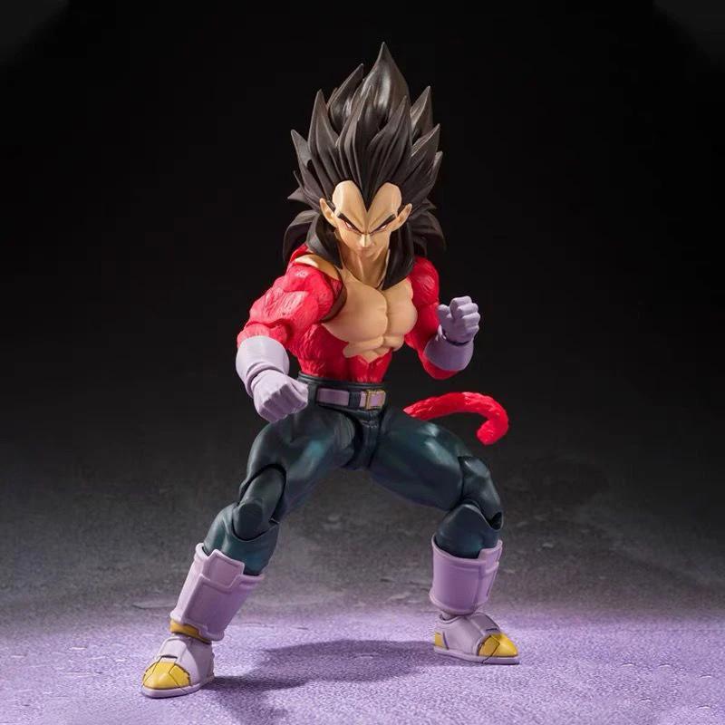 SHF Dragon Ball GT Figuren Super Saiyan 4 Son Goku Vegeta Actionfigur Bewegliches Sammlerstück Anime Saiyan Gott Goku Puppenmodell Spielzeug