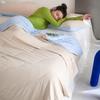A-Class Cool Ice Silk Summer Quilt - Breathable, Machine Washable, for Single/Double Beds