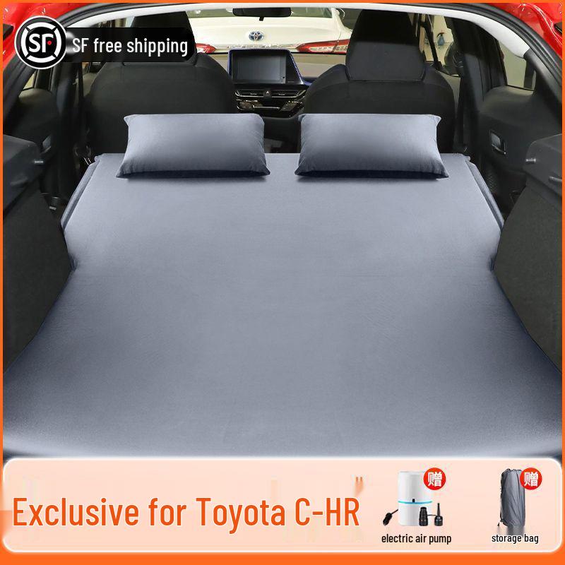 Toyota CHR Inflatable Trunk Mattress – Rear Seat Car Bed for Travel & Self-Driving.