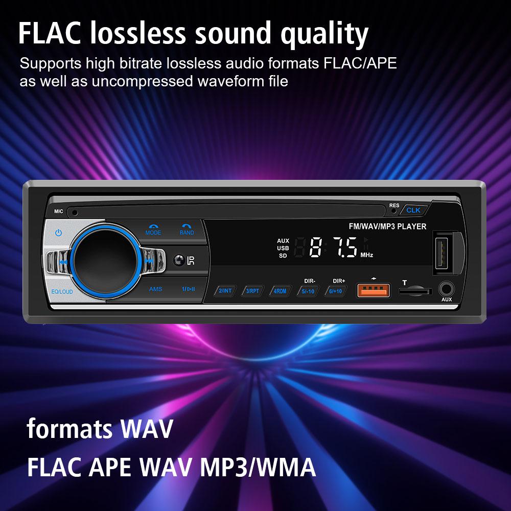 Car Radio Car Accessories USB TF FM Receiver Digital BT Audio Music Stereo Car MP3 Player Remote Control
