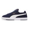 Suede Men Low Skate Shoes Made of Split Leather and Artificial Leather Comfortable Lightweight Wear-resistant Blue White 356414-28