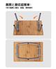 Camping Mini Low Table Bamboo Desktop Can Be Used with IGT Load 30KG Table 1kg Super Easy To Unfold and Take Down Super Contact 36x25x15cm Nature