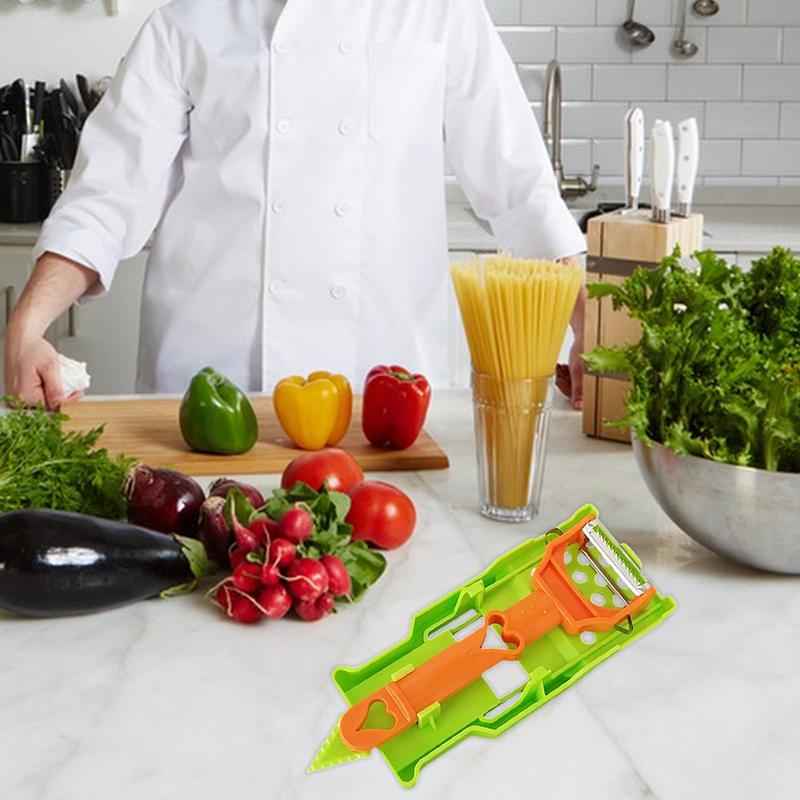 Skärande Skalare Kål Rivjärn Potatis Gurka Morotsskalare Uppgraderad Julienneskalare Grönsaksskalare Köksredskap