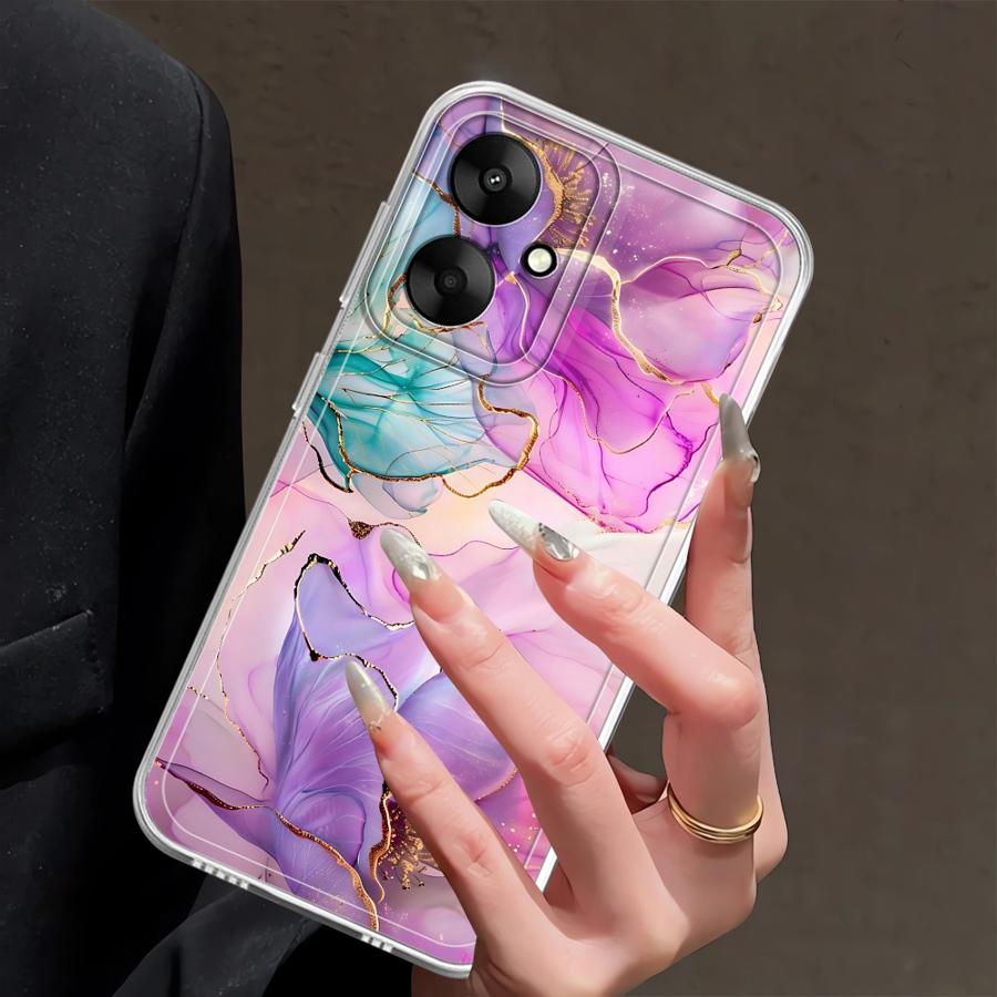 Flower Marble Case for Xiaomi Mi 11 Lite 11T Pro Soft Phone Cover