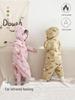 Newborn Warm Hooded Baby Jumpsuit for Autumn/Winter - Boys & Girls Crawling Romper