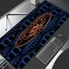 Manchester City Fußballclub Thema Premium Rutschfestes Mauspadd mit Genähten Kanten, Strapazierfähiges Gummi-Material, für Schreibtisch & Gaming Tolle Geschenke