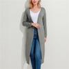 Cardigan Moda Autunno ed Estate Donna Colore Unico Abbigliamento Protezione Solare Camicia Casual Manica Lunga Cappotto Sottile