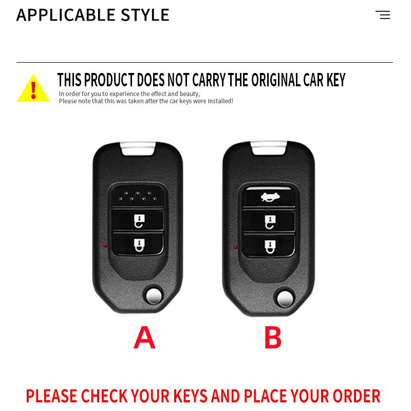 Diamond Car Remote Key Case Cover Protect Shell Fob For Honda Civic Hrv Crv Xrv Crider Odyssey Pilot Fit Accord City Vezel Jade