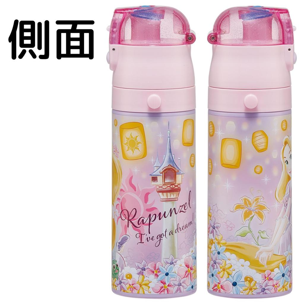 Skater Water Disney Tangled Size Stainless Sports Water Children's Bottle, 470ml, Design, 25, Girls', Insulated, Steel, Lightweight, Bottle, Kids'