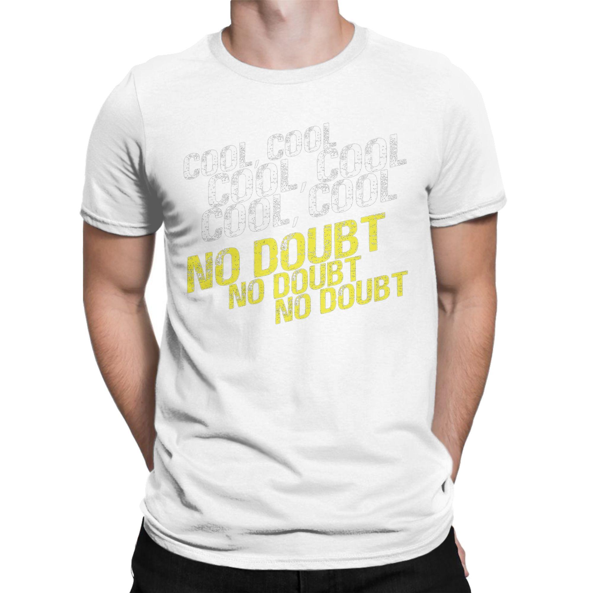 Amazing Brooklyn 99 TShirt for Unisex Women Round Neck T Shirt Cool No Doubt Short Sleeve Tees Summer Clothes L